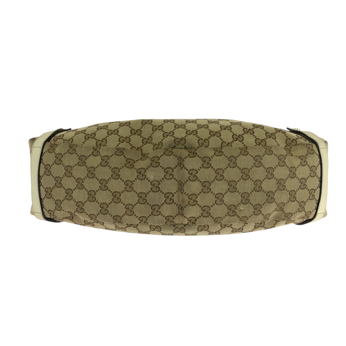 GUCCI Tote Bag 130736 GG canvas beige Tote Bag Handbag Shoulder Bag Women Used Authentic