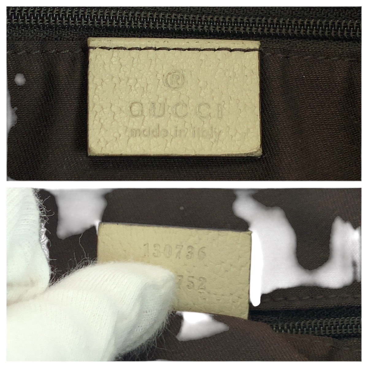 GUCCI Tote Bag 130736 GG canvas beige Tote Bag Handbag Shoulder Bag Women Used Authentic