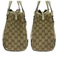 GUCCI Tote Bag 130736 GG canvas beige Tote Bag Handbag Shoulder Bag Women Used Authentic