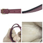 GUCCI Shoulder Bag 353440 GG Supreme canvas, leather Beige Purple Gold Metal Shoulder Bag handbag Women Used Authentic