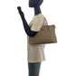 GUCCI Shoulder Bag 353440 GG Supreme canvas, leather Beige Purple Gold Metal Shoulder Bag handbag Women Used Authentic