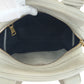 PRADA Shoulder Bag leather Ivory Gold Metal Shoulder Bag Handbag 2way logo Women Used Authentic