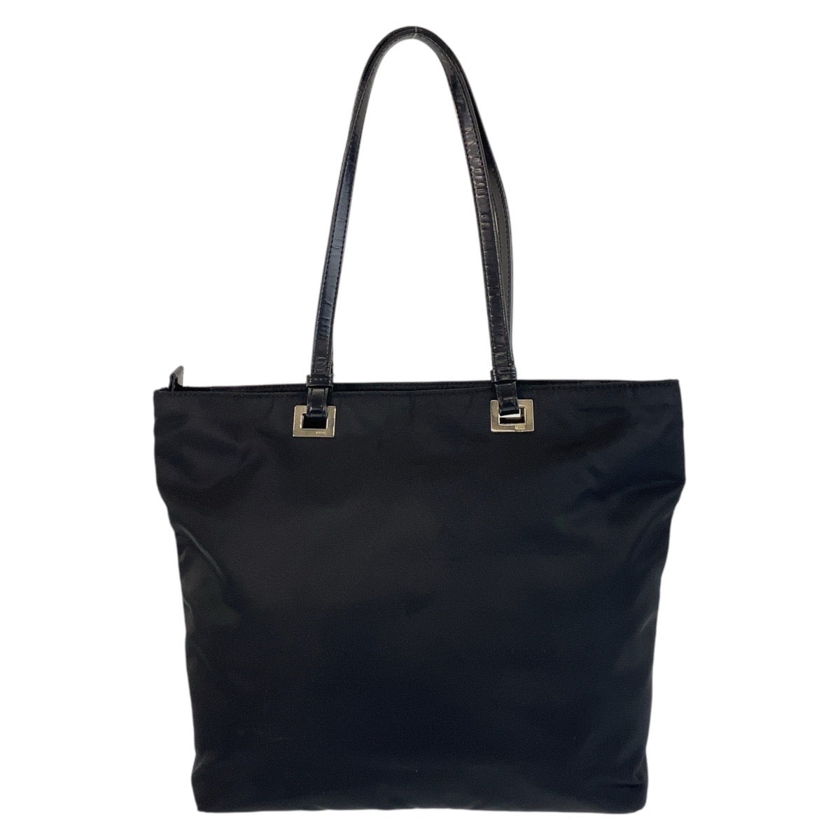 PRADA Tote Bag Nylon black Test Triangle With logo