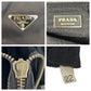 PRADA Tote Bag Nylon black Test Triangle With logo