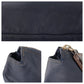 PRADA Tote Bag Nylon, Leather Navy brown Tote Bag handbag Test Triangle With logo Women Used Authentic