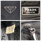 PRADA Shoulder Bag Nylon Black SilverMetal Crossbody Shoulder Bag Unisex Test Triangle With logo Women Used Authentic