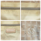 CHANEL Tote Bag Canvas, Leather Pink Beige SilverMetal Tote Bag handbag New travel line COCO Mark Women Used Authentic