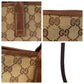 GUCCI Tote Bag 169946 GG canvas, leather Beige Brown Gold Metal Tote Bag Shoulder Bag new breed Women Used Authentic