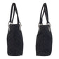 GUCCI Tote Bag 120837 GG canvas Black SilverMetal