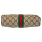 GUCCI Shoulder Bag 51 01 3552 GG Supreme canvas, leather Beige Brown Gold Metal Shoulder Bag pochette Sherry line Old Gucci Women Used Authentic