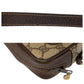 GUCCI Shoulder Bag 51 01 3552 GG Supreme canvas, leather Beige Brown Gold Metal Shoulder Bag pochette Sherry line Old Gucci Women Used Authentic