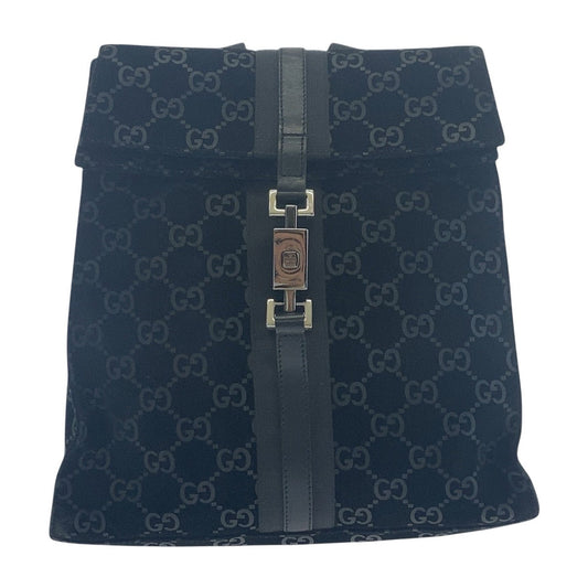 GUCCI Backpack 003 0236 Suede, Leather Black Silver Metal Backpack Backpack Jackie Women(Unisex) Used Authentic