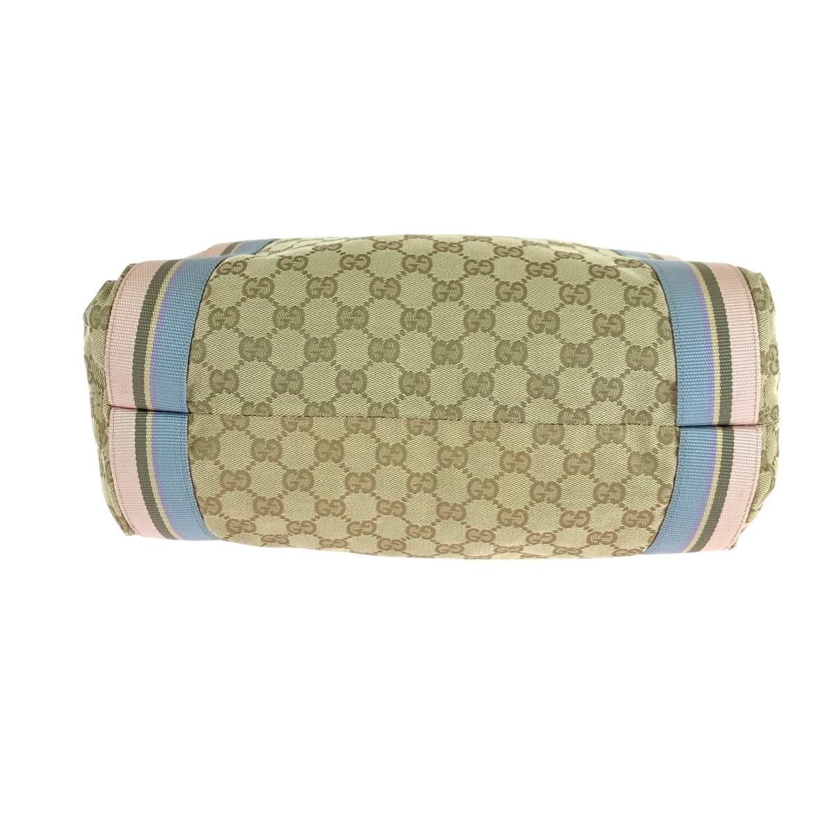 GUCCI Tote Bag 189669 GG canvas beige Tote Bag Handbag Shoulder Bag Sherry Women Used Authentic