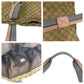 GUCCI Tote Bag 189669 GG canvas beige Tote Bag Handbag Shoulder Bag Sherry Women Used Authentic