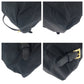 PRADA Backpack k2919 Nylon Black GoldMetal Backpack Backpack Test Triangle With logo Women Used Authentic