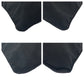 PRADA Shoulder Bag Nylon Black SilverMetal Shoulder Bag Sacoche Test Triangle With logo mens Used Authentic
