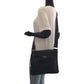 PRADA Shoulder Bag Nylon Black SilverMetal Shoulder Bag Sacoche Test Triangle With logo mens Used Authentic