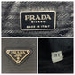 PRADA Tote Bag Nylon Black SilverMetal Tote Bag handbag Test Triangle With logo Women(Unisex) Used Authentic