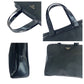 PRADA Tote Bag Nylon Black SilverMetal Tote Bag handbag Test Triangle With logo Women(Unisex) Used Authentic