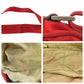 PRADA Shoulder Bag Nylon, Leather Red Shoulder Bag pochette Test Triangle With logo Women Used Authentic