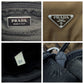 PRADA Shoulder Bag 1BD994 Nylon Camel Brown SilverMetal Shoulder Bag pochette Test Triangle With logo mens Used Authentic