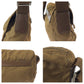 PRADA Shoulder Bag 1BD994 Nylon Camel Brown SilverMetal Shoulder Bag pochette Test Triangle With logo mens Used Authentic