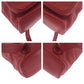 GUCCI Backpack 003 2058 0016 leather Red Brown Gold Metal Backpack Backpack Bamboo Women Used Authentic