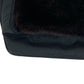 PRADA Shoulder Bag Nylon Brown Black 99AW Tessuto Triangle With logo fur