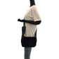 PRADA Shoulder Bag Nylon Brown Black 99AW Tessuto Triangle With logo fur