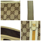 GUCCI Tote Bag 139260 GG canvas, leather beige Tote Bag Shoulder Bag Sherry line Women Used Authentic