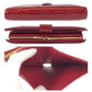 LOUIS VUITTON Bifold Wallet M93528 enamel Red Gold Metal Folding wallet Compact wallet Vernis Portefeuille Viennoiserie Women Used Authentic