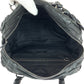 PRADA Handbag Nylon Black SilverMetal Handbag Shoulder Bag Test Triangle With logo Women Used Authentic