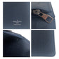 LOUIS VUITTON Long Wallet Purse M30501 leather Navy SilverMetal Long Wallet Purse Taiga Portefeuille Braza mens Used Authentic