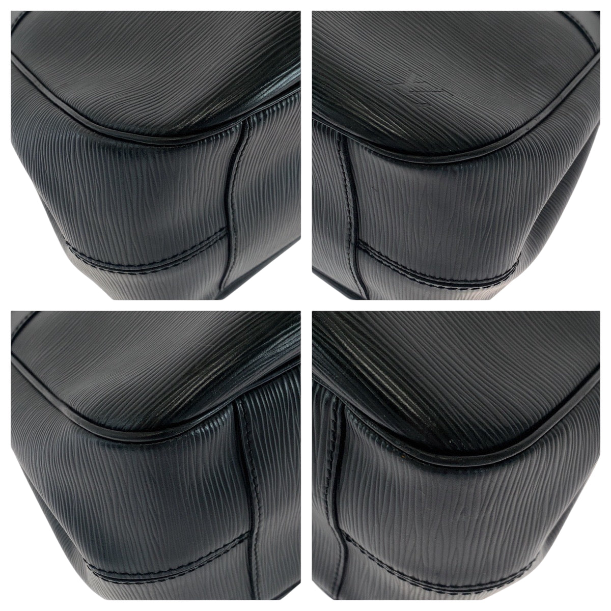 LOUIS VUITTON Handbag M59262 Epi Leather Black SilverMetal Epi Passy PM