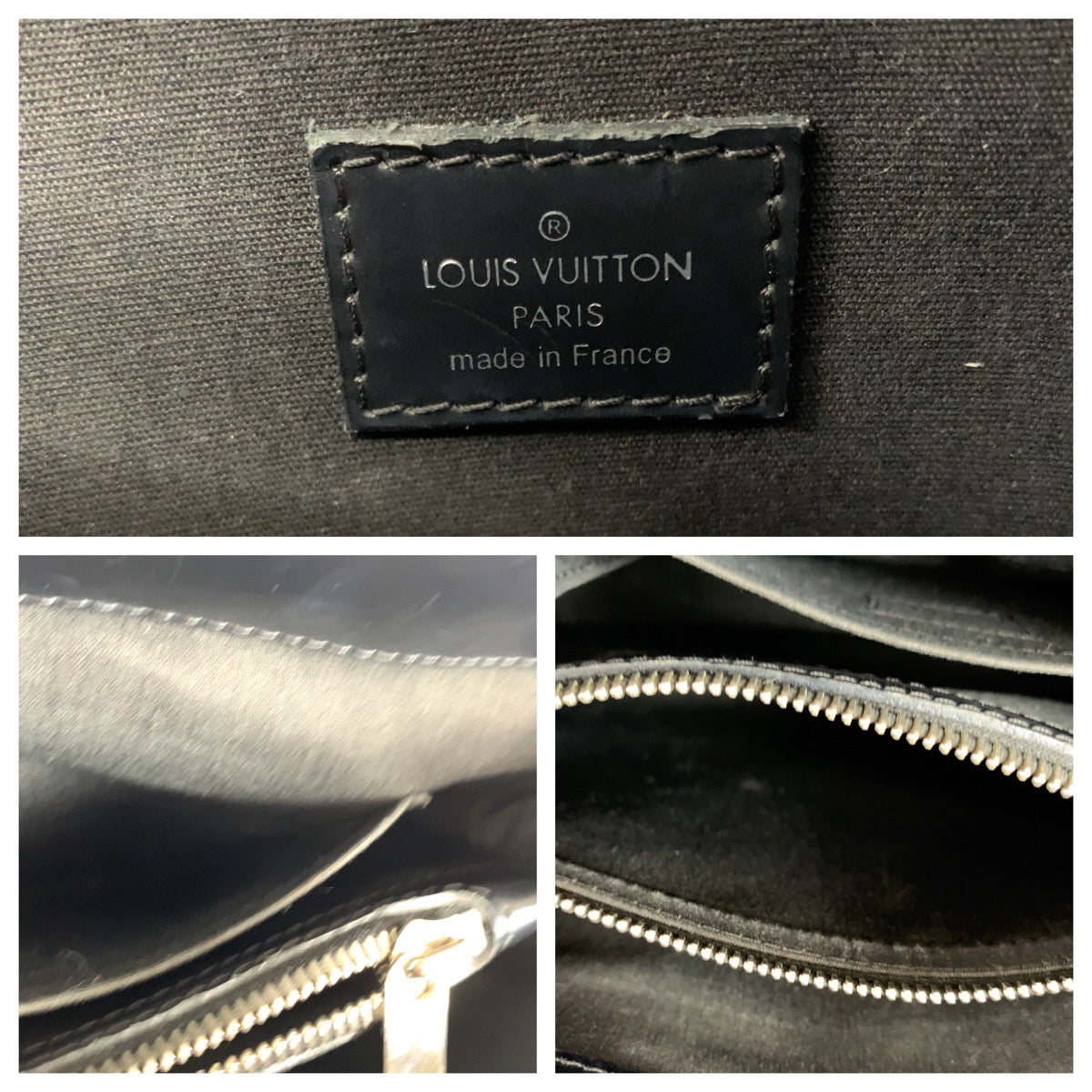 LOUIS VUITTON Handbag M59262 Epi Leather Black SilverMetal Epi Passy PM