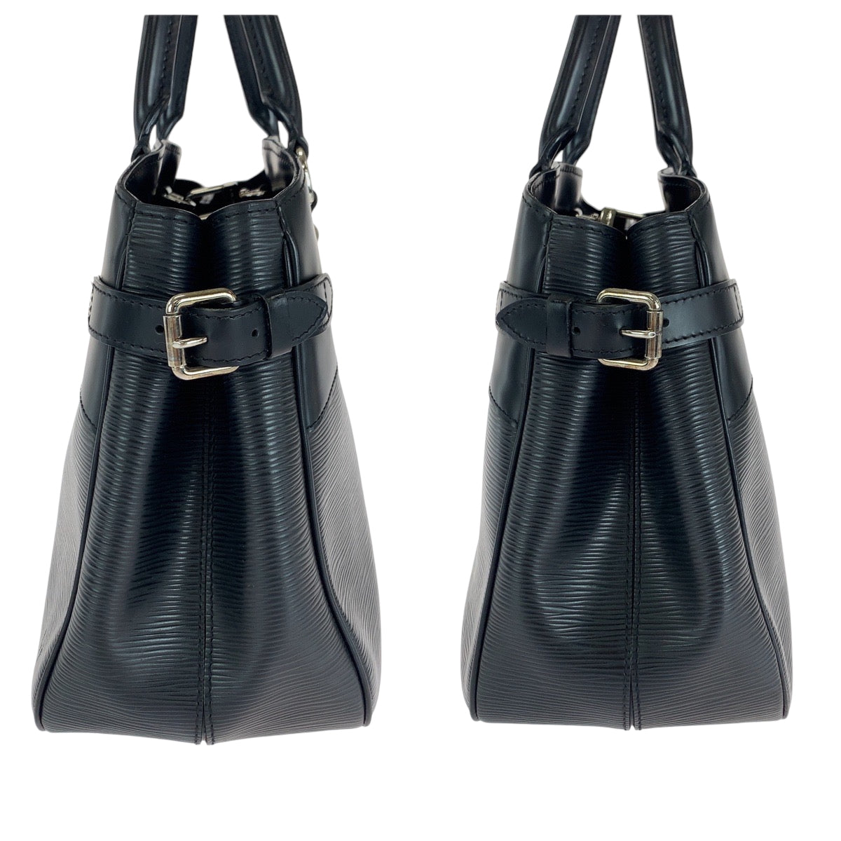 LOUIS VUITTON Handbag M59262 Epi Leather Black SilverMetal Epi Passy PM