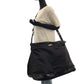 GUCCI Shoulder Bag 012 0153 Nylon, enamel Black SilverMetal Shoulder Bag Boston Duffel bag Women(Unisex) Used Authentic