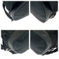 PRADA Backpack V164 Nylon Black SilverMetal Backpack Backpack Test Triangle With logo Women Used Authentic