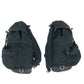 PRADA Backpack V164 Nylon Black SilverMetal Backpack Backpack Test Triangle With logo Women Used Authentic