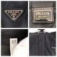 PRADA Boston Duffel bag Nylon Black SilverMetal Test Triangle With logo