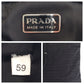PRADA Shoulder Bag Nylon, Leather black Shoulder Bag pochette Women Used Authentic