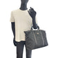 PRADA Tote Bag Nylon Black SilverMetal Tote Bag Shoulder Bag 2WAY Test Triangle With logo mens Used Authentic