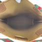 GUCCI Tote Bag 39 02 003 GG Supreme Canvas Brown Old Gucci Shelly Line Interlocking