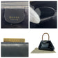 GUCCI Handbag 000 2046 0296 leather black Handbag Shoulder Bag Bamboo Women Used Authentic