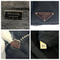 PRADA Shoulder Bag Nylon Black SilverMetal Shoulder Bag Messenger bag Test Triangle With logo mens Used Authentic