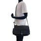 PRADA Shoulder Bag Nylon Black SilverMetal Shoulder Bag Messenger bag Test Triangle With logo mens Used Authentic