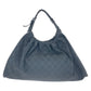 GUCCI Shoulder Bag 76554 GG canvas Black SilverMetal