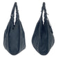 GUCCI Shoulder Bag 76554 GG canvas Black SilverMetal