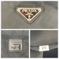 PRADA Boston Duffel bag Nylon Black SilverMetal Boston Duffel bag unisex Test Triangle With logo Women(Unisex) Used Authentic