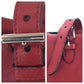 PRADA Tote Bag leather Red Silver Metal Tote Bag Shoulder Bag Women Used Authentic